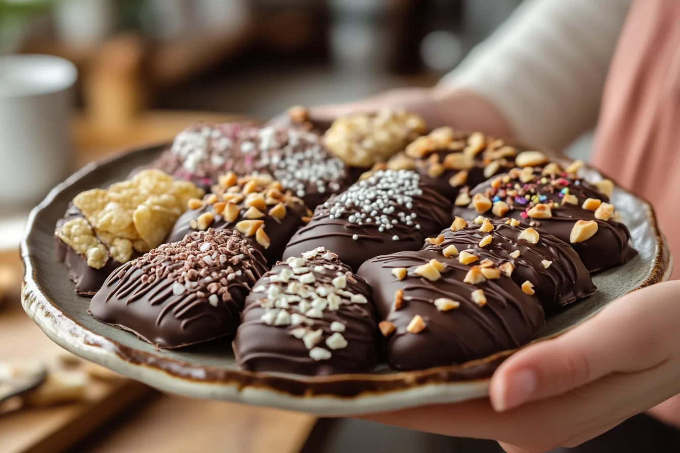 chocolate-covered potato chips